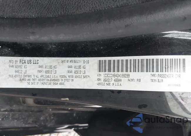 1C3CCCAB4GN188299: 42956853