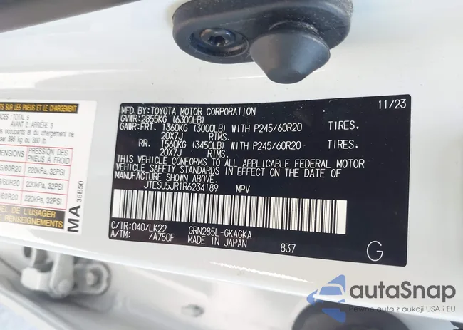 JTESU5JR1R6234189: 42956862