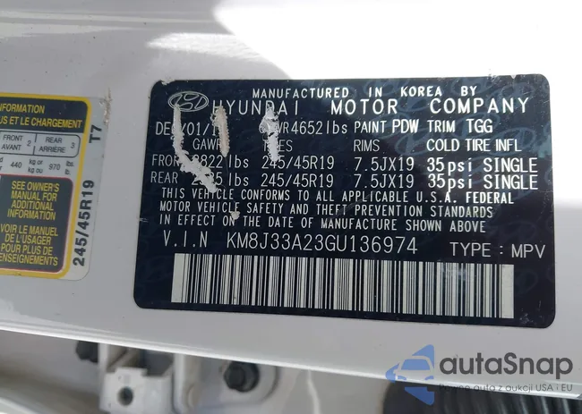 KM8J33A23GU136974: 42956398