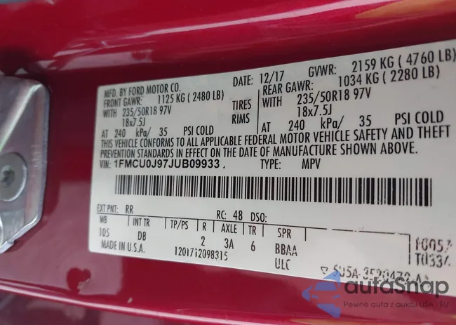 1FMCU0J97JUB09933: 42957414