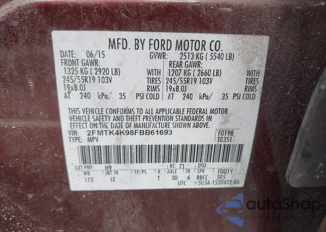 2FMTK4K98FBB61693: 42957417