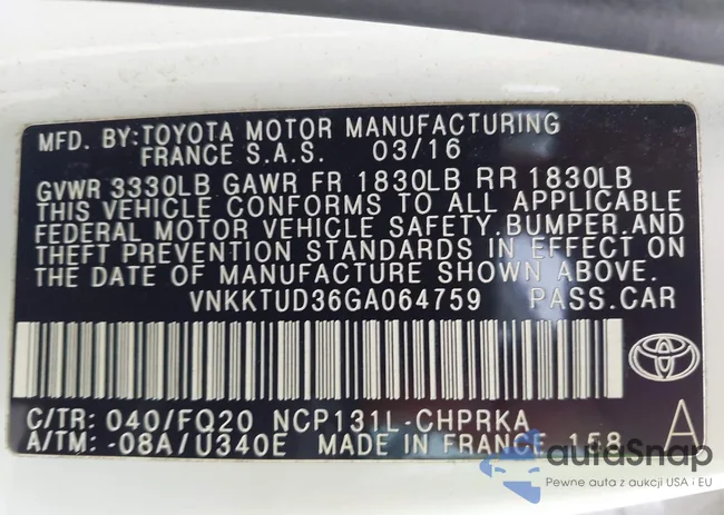 VNKKTUD36GA064759: 42957591