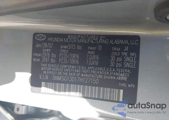 5NMSG13D17H127150: 42957605