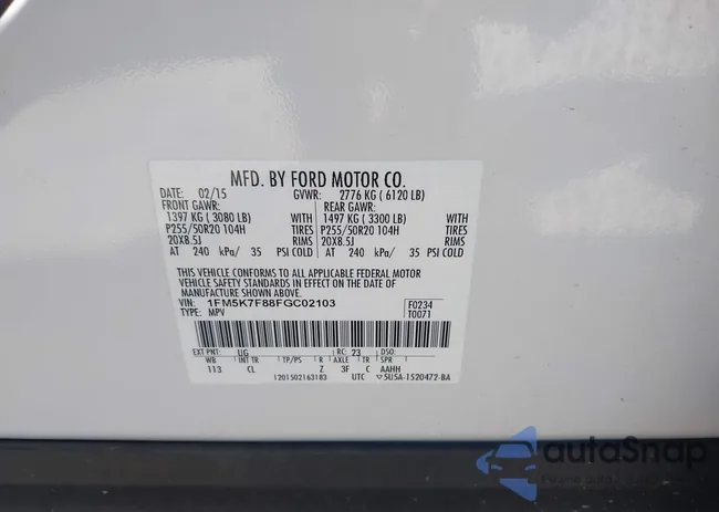 1FM5K7F88FGC02103: 42957751