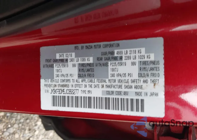 JM3KFBDM5J0368277: 42957285