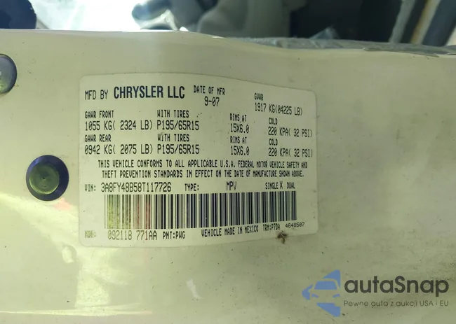 3A8FY48B58T117726: 42957287