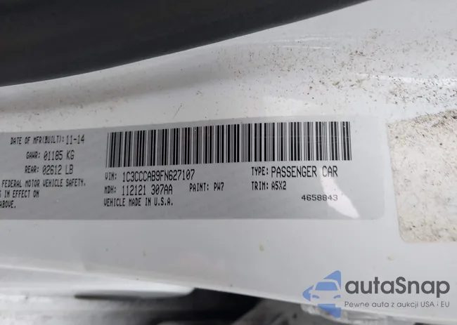 1C3CCCAB9FN627107: 42957372