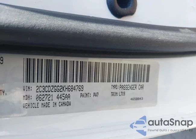 2C3CDZGG2KH684769: 42958553