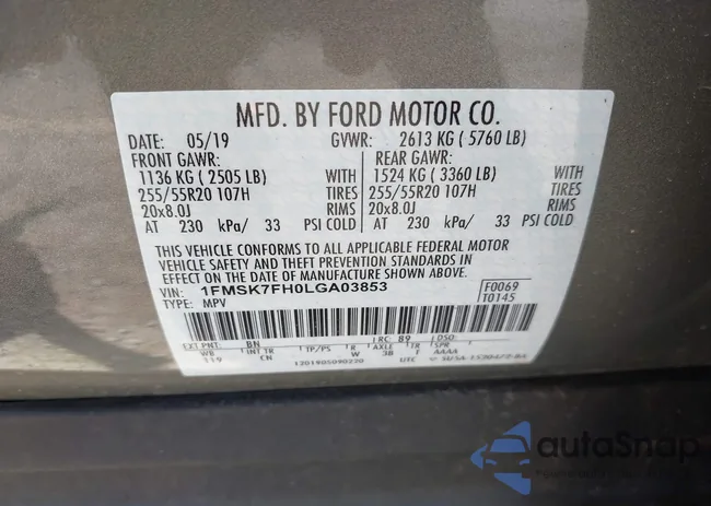 1FMSK7FH0LGA03853: 42958590