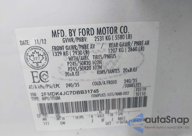 2FMDK4JC7DBB31745: 42958615