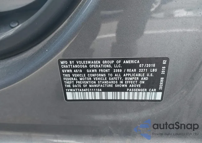 1VWAT7A34FC111104: 42958628