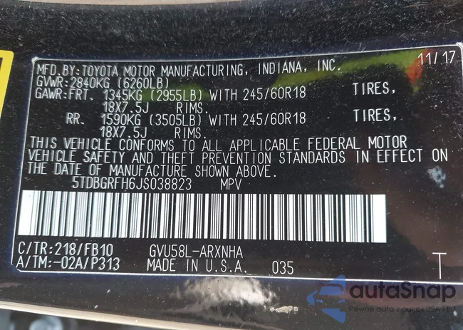 5TDBGRFH6JS038823: 42958645