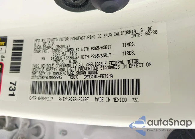 3TMDZ5BN9LM089842: 42958726