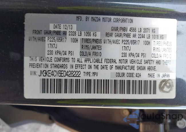 JM3KE4CY6E0428222: 42958727