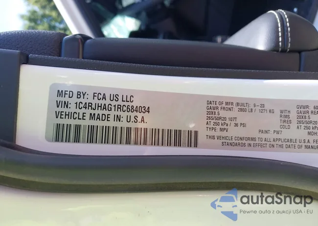 1C4RJHAG1RC684034: 42958775