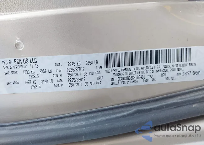 2C4RC1BG0GR198481: 42958009