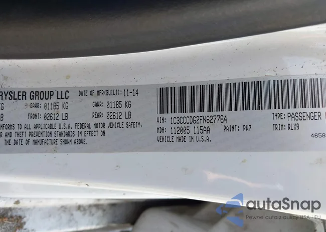 1C3CCCDG2FN627764: 42958136