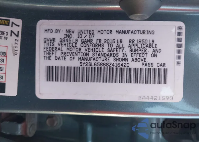 5Y2SL65868Z416420: 42958323