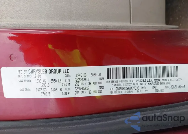 2D4RN5DX8AR477332: 42958371