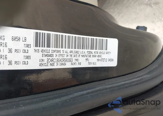 2C4RC1BG4DR503363: 42959780