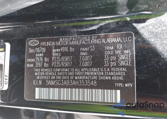 5NMSG3AB3AH353548: 42959833