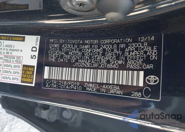 JTDZN3EUXFJ018840: 42959880