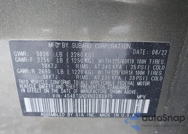 4S4BTGND9N3280975: 42959038