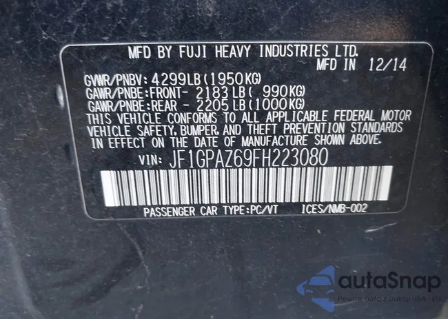 JF1GPAZ69FH223080: 42959107