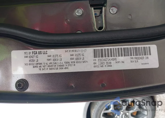 2C3CCAGG7JH149245: 42960388