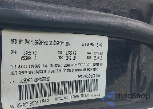 2C3KA63H66H455552: 42960623