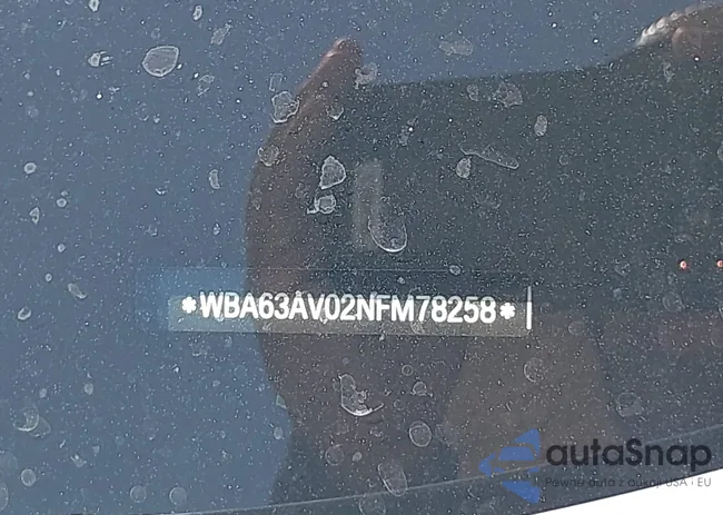 WBA63AV02NFM78258: 42960006