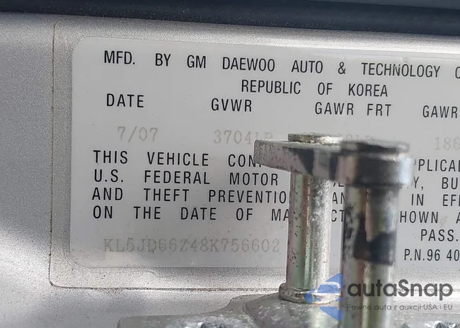 KL5JD66Z48K756602: 42961499