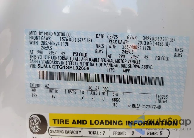 5LMJJ2TG1SEL02658: 42961798