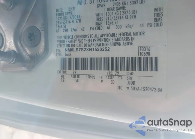 NM0LS7S2XN1520252: 42961826