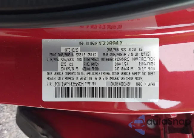 JM3TCBAY4P0656434: 42961898