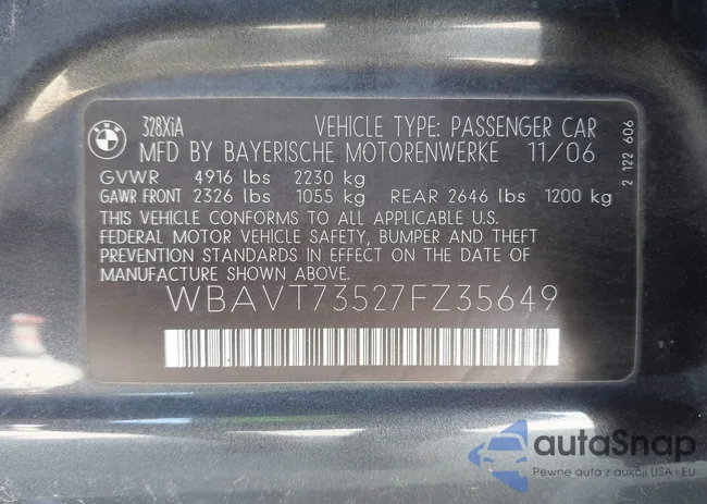 WBAVT73527FZ35649: 42961965