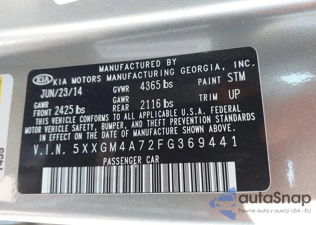 5XXGM4A72FG369441: 42962411