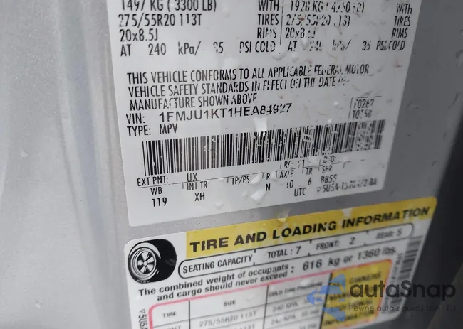 1FMJU1KT1HEA84927: 42962440