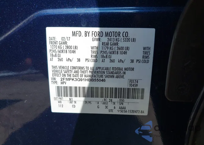 2FMPK3G91HBB55046: 42962576