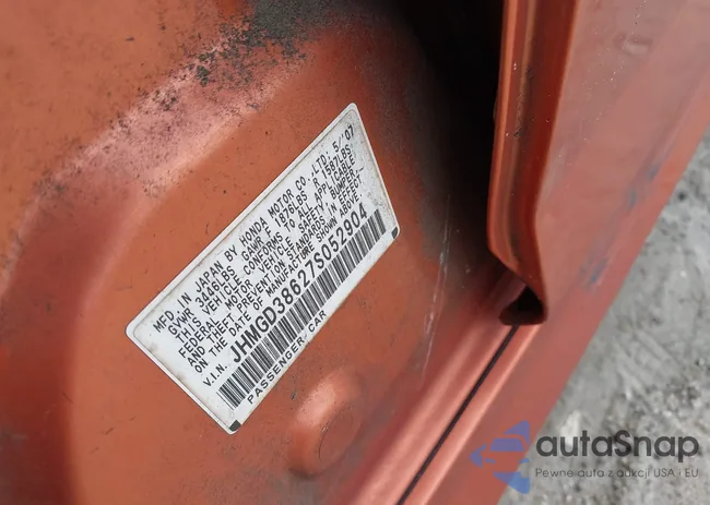 JHMGD38627S052904: 42962626