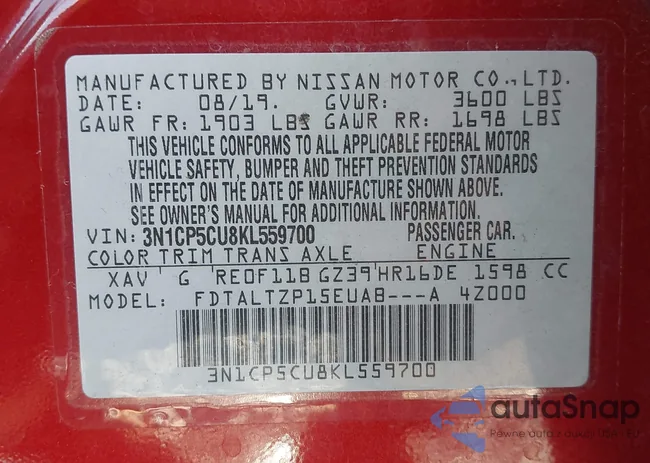 3N1CP5CU8KL559700: 42962635