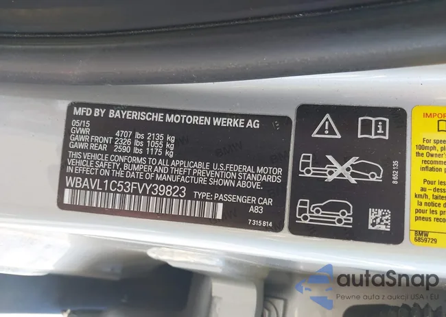 WBAVL1C53FVY39823: 42962732