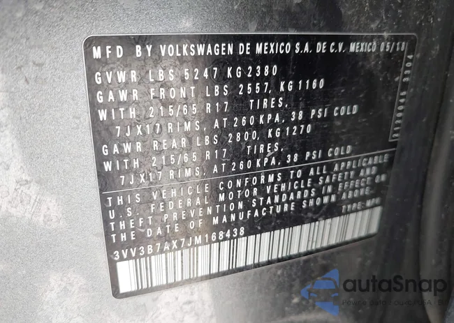 3VV3B7AX7JM168438: 42962754