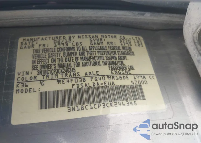 3N1BC1CP3CK246345: 42962015