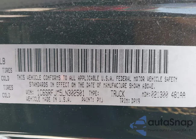 1C6SRFJM5LN302501: 42962269