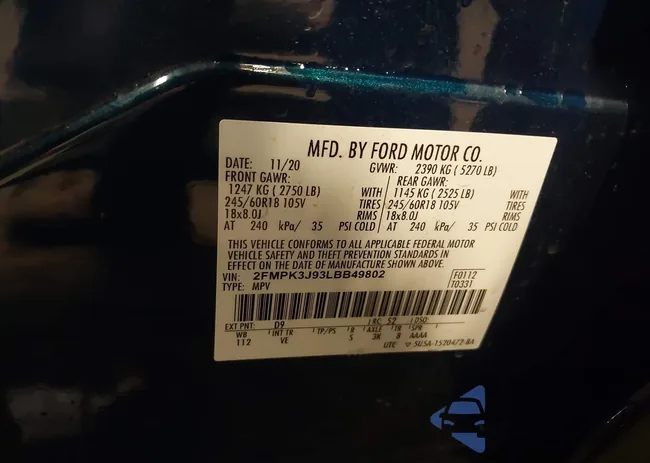 2FMPK3J93LBB49802: 42962272