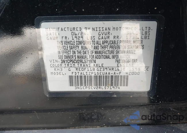 3N1CP5CV2RL571974: 42963590