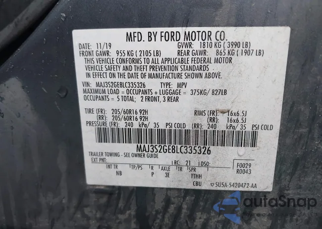 MAJ3S2GE8LC335326: 42963763