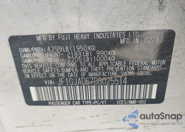 JF1GJAD67DG025514: 42963855