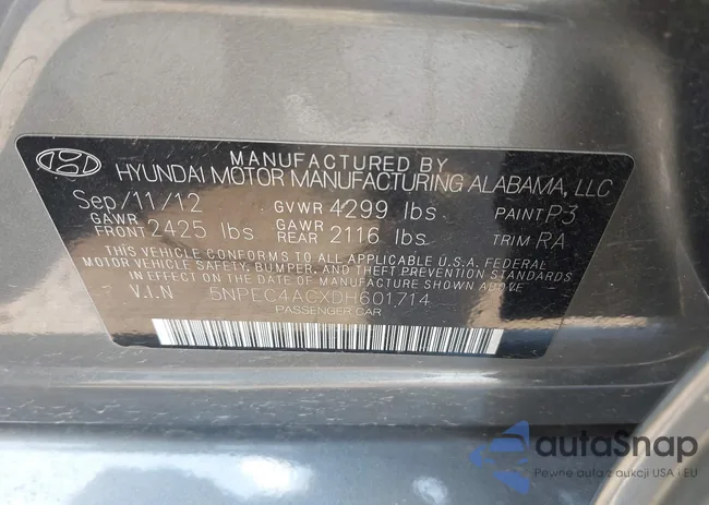 5NPEC4ACXDH601714: 42962995